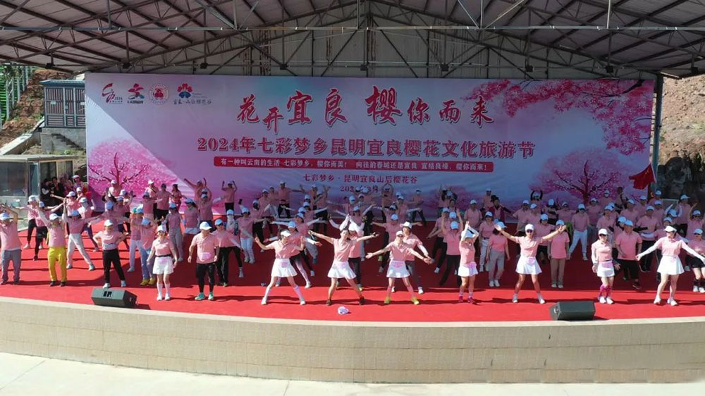 云南：2024年七彩夢(mèng)鄉(xiāng)·昆明宜良櫻花文化旅游節(jié)開(kāi)幕，推進(jìn)農(nóng)文旅融合發(fā)展，助力鄉(xiāng)村振興！